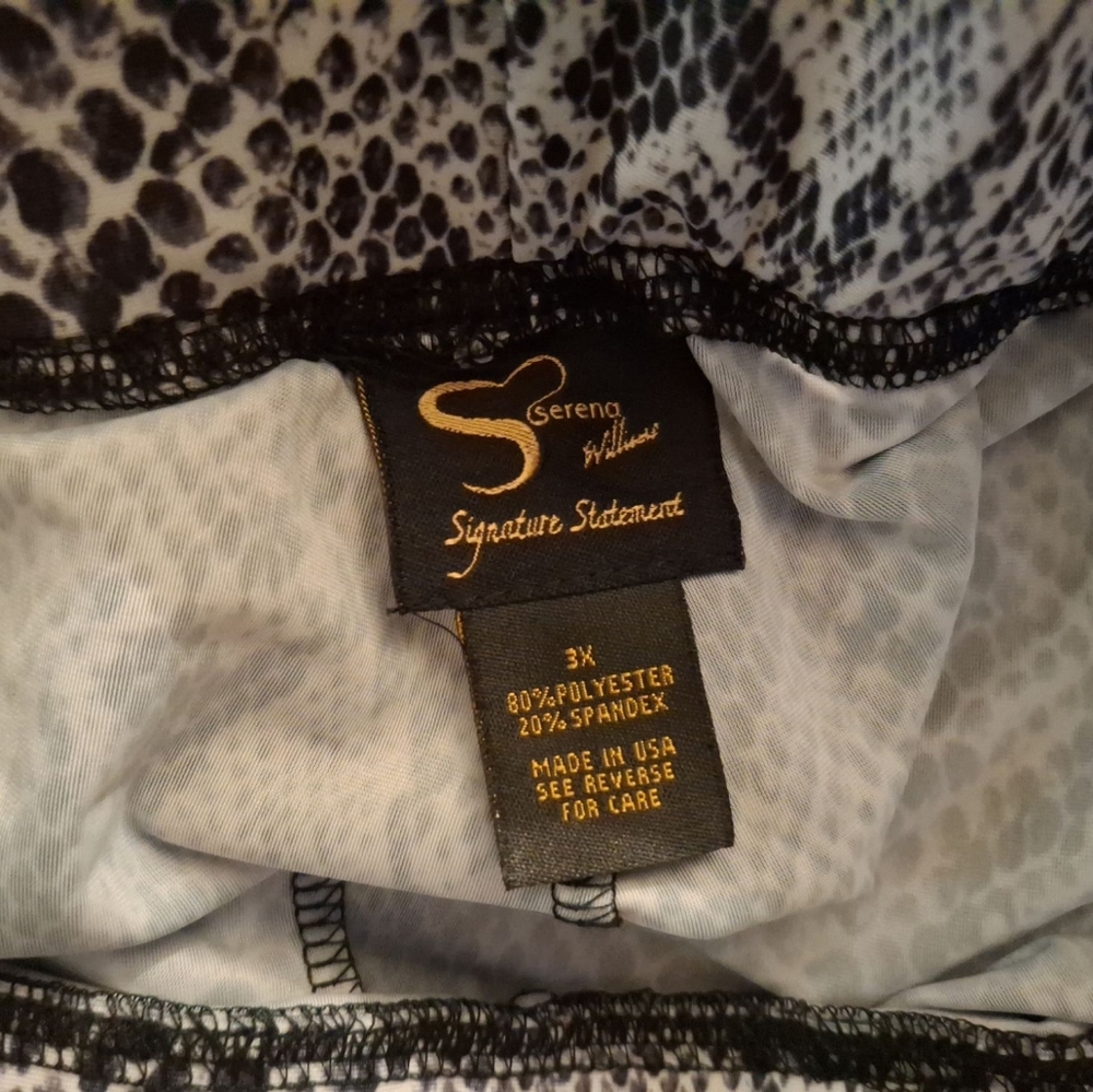 NWOT SERENA WILLIAMS LEGGINGS   🖤🤍🤎 - Picture 3 of 8
